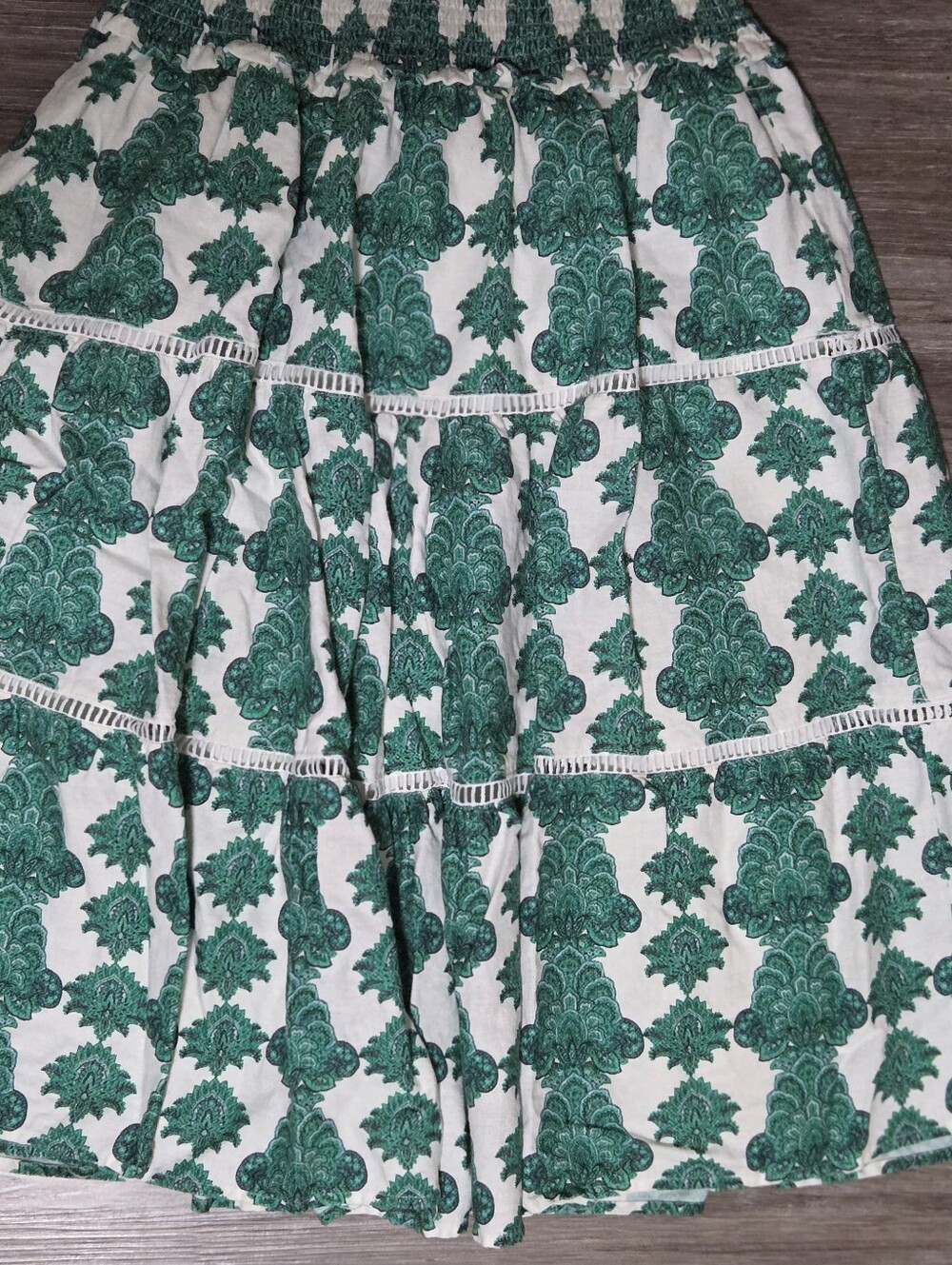 House of Harlow 1960 Green & White Strapless Patterned Dress Size Small REVOLVE - Picture 10 of 10